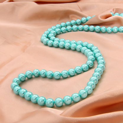 Pearl Glass Beads Round 10mm Imitation Glass 20pcs 16