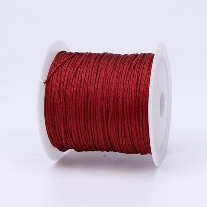 Nylon Thread 0.8mm Diameter 40m Colorful Jewelry Stringing Cord 26