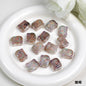 Spiral Pattern Bear Resin Beads 20mm Multicolor Translucent 10pcs 11