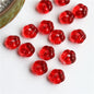 Czech Glass Beads Flat Pumpkin 9.5mm Translucent Orange 40pcs 7