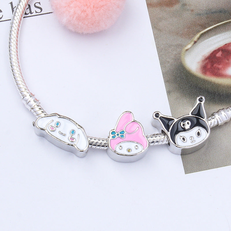 Sanrio Character Metal Beads Enamel Painted Alloy 10pcs 3