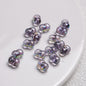 Acrylic Peanut Spacer Beads 8mm High Transparency Plating 100pcs 9