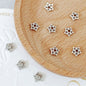 Alloy Star Spacer Beads 7mm Tibetan Style 100pcs 3