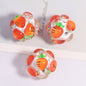 Embellished Bubblegum Beads 18mm Fruit Slice Colorful 10pcs 13