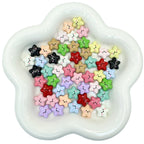 Star Metal Beads 13mm Glossy Painted Smiley Face 10pcs 5