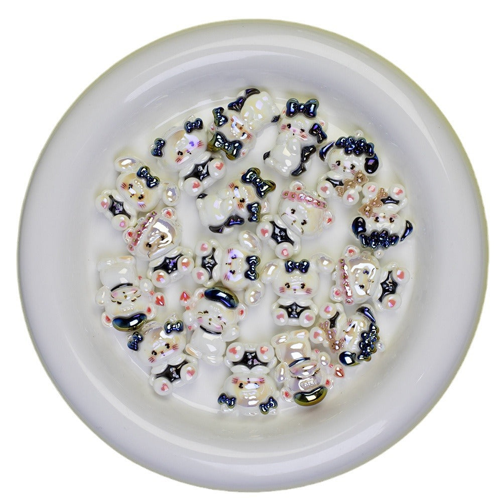 Plating Adorable Mikko Series Resin Beads Cute Character 20pcs 5
