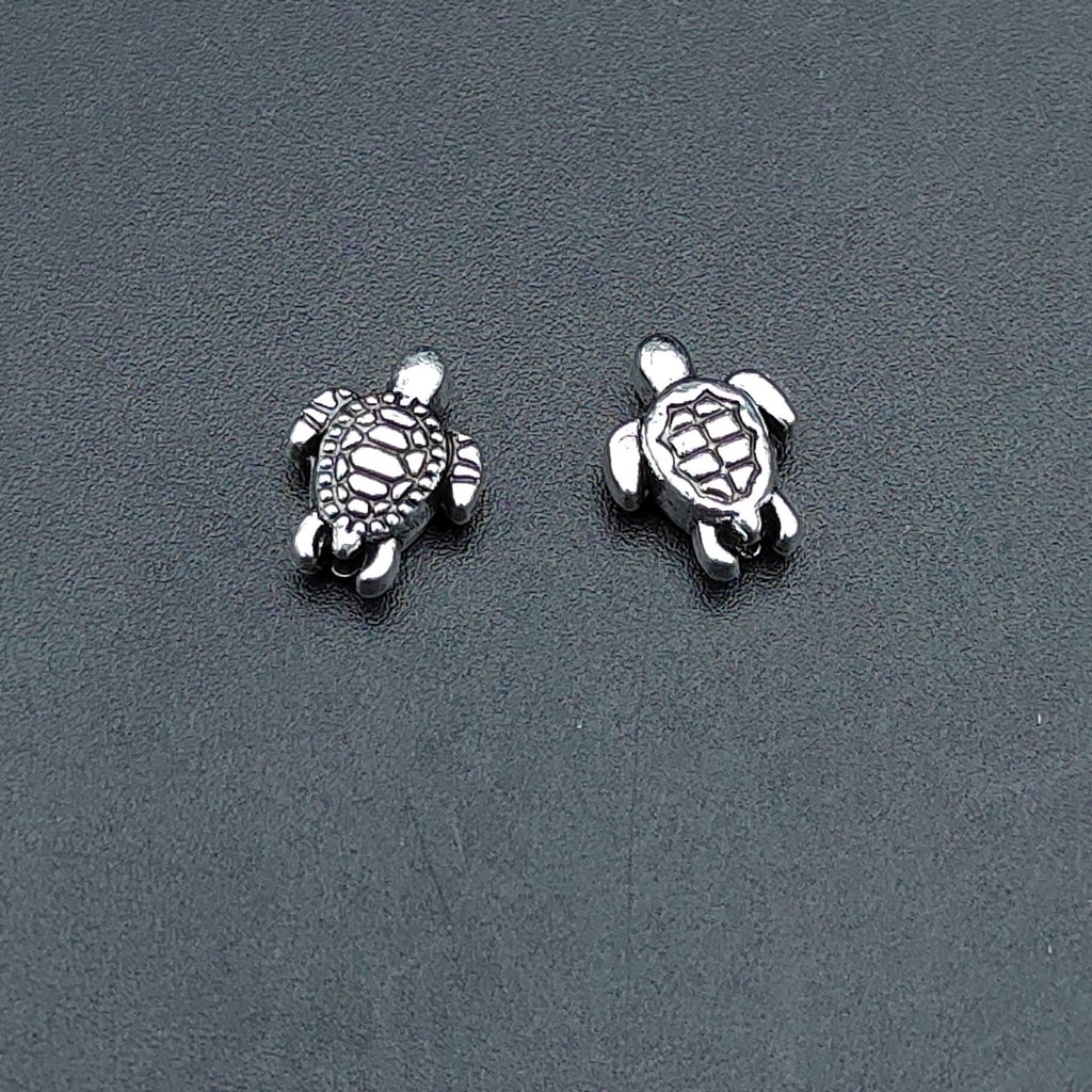 Turtle Metal Beads 9mm Antique Silver Tone Zinc Alloy 300pcs 3