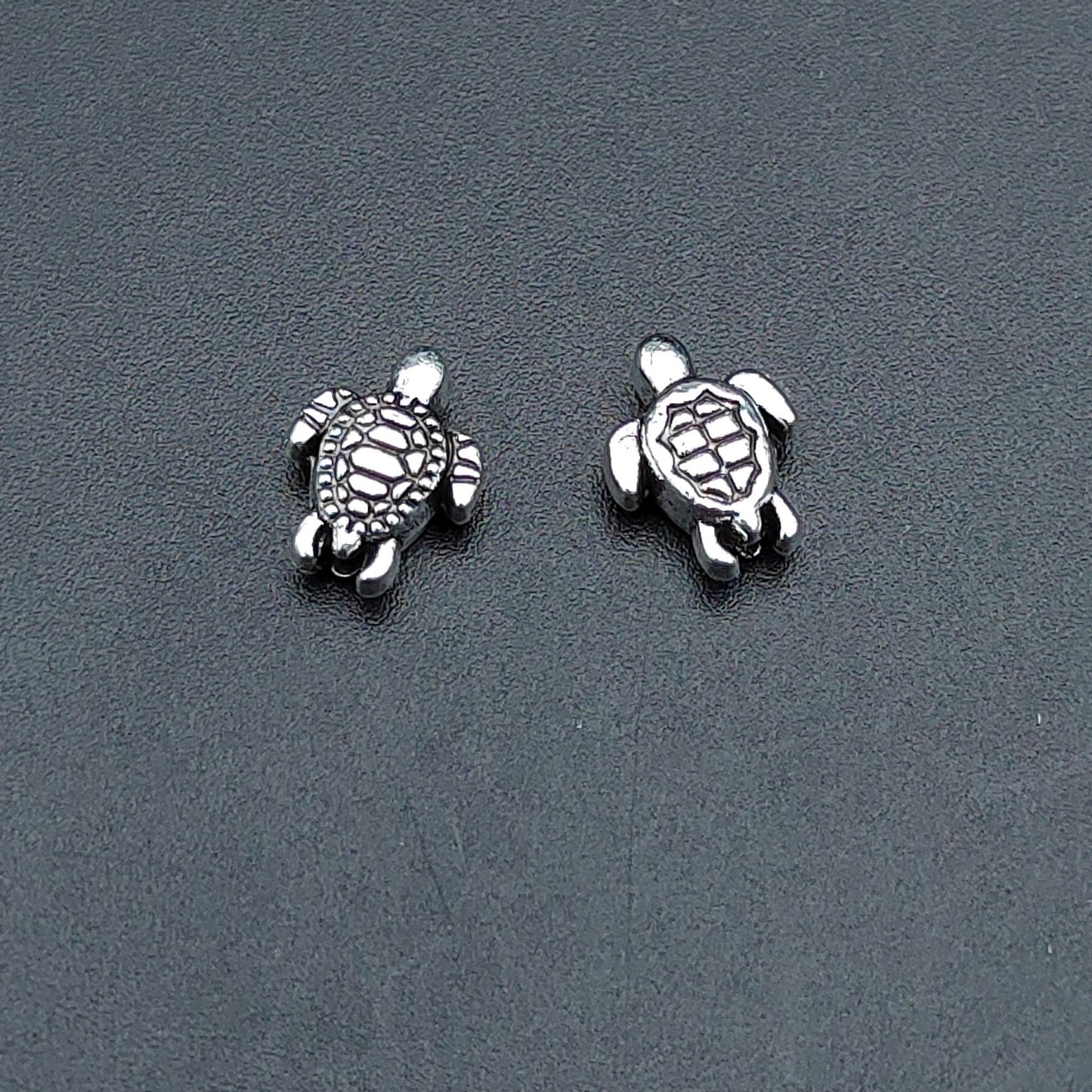Turtle Metal Beads 9mm Antique Silver Tone Zinc Alloy 300pcs 3