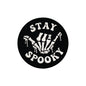 Silicone Focal Beads Phantom Finger Skeleton Hands Stay Spooky Text 20pcs 4