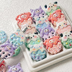 Sanri Cookies Series Resin Beads 26mm Pastel Glossy 5pcs