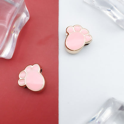 Enamel CCB Plastic Acrylic Beads 9-15mm Large Hole Playful Shapes 40pcs 7