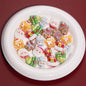 Electroplating Christmas Series Resin Beads Festive Holiday Design 20pcs 12