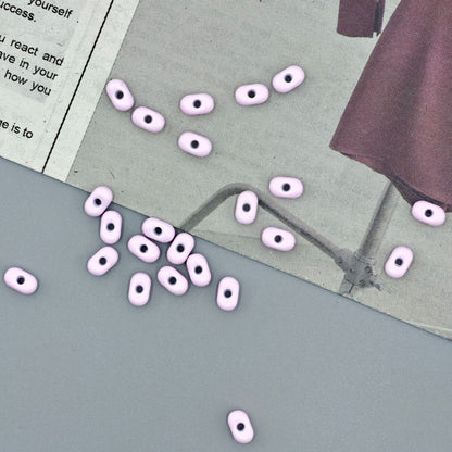 Alloy Peanut Spacer Beads 6mm Baking Painted 40pcs 11