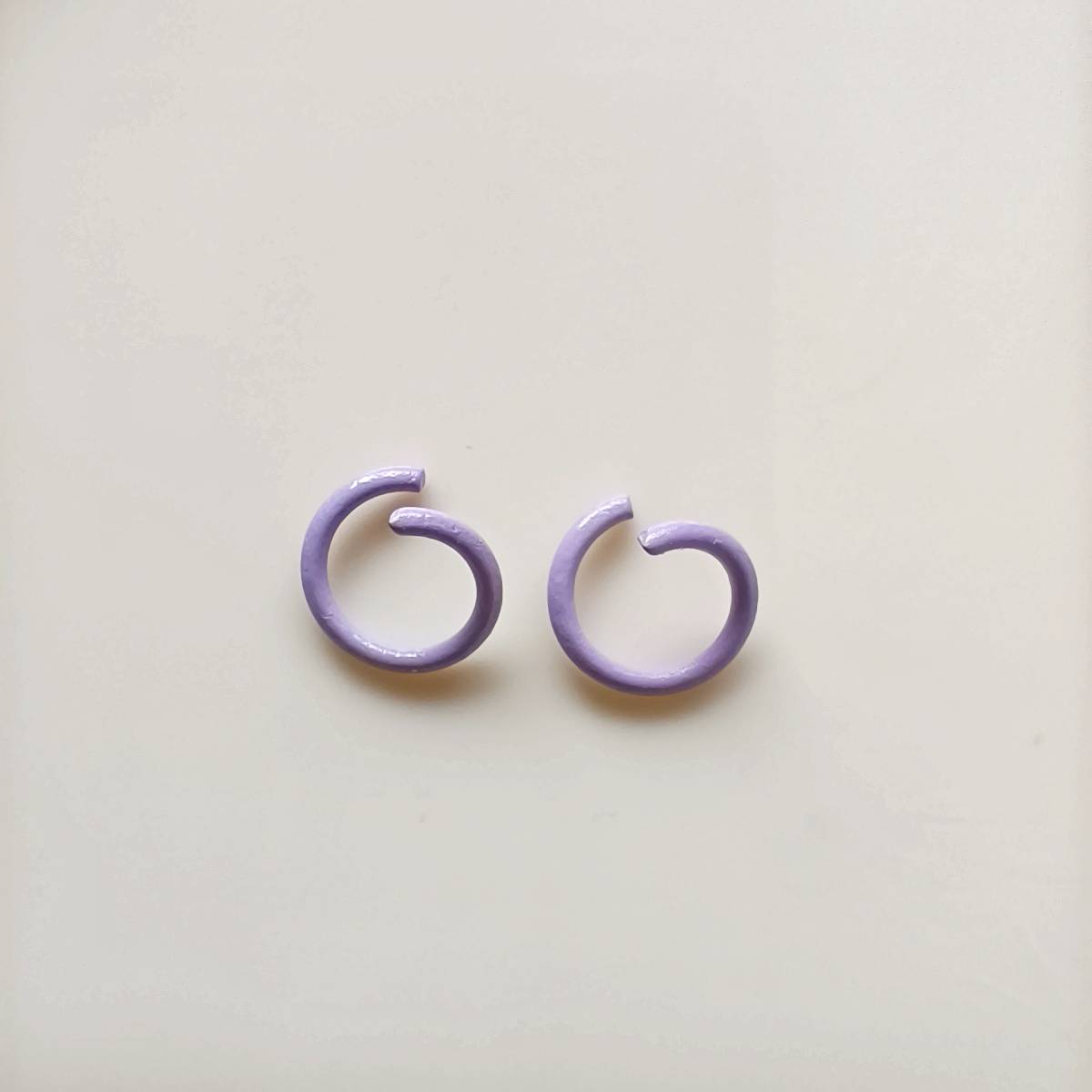 Metal Painted Jump Rings 10mm Baking Finish Colorful 500pcs 13