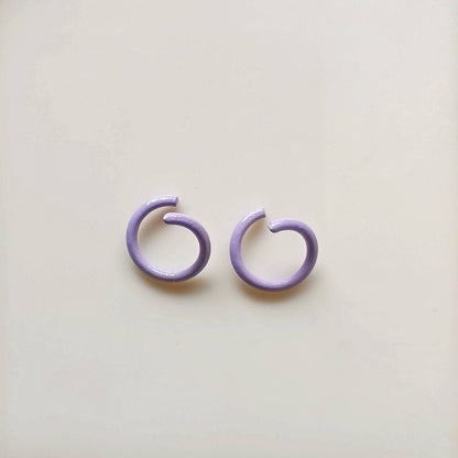 Metal Painted Jump Rings 10mm Baking Finish Colorful 500pcs 13