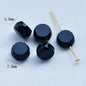 Electroplated Flat Cut Glass Beads 7.5mm 12mm Vibrant Colors 10pcs 8