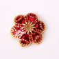Alloy Flower Bead Caps 10mm Colorful Enamel Tibetan 100pcs 7