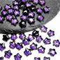 Czech Glass Beads Star 8mm Translucent Soft Color Gradient 50pcs 29