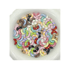 Angel Wing Metal Beads 14mm Painted Colorful Alloy 10pcs 5