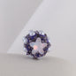 Embellished Star Clay Beads 18mm Pearl Rhinestone Bubblegum 10pcs 11