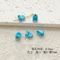 Chair and Jigsaw Metal Beads Painted Colorful Glossy 20pcs 18
