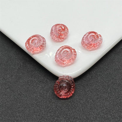 Czech Glass Beads Conch 14mm Translucent Pastel Mixed 100pcs 15