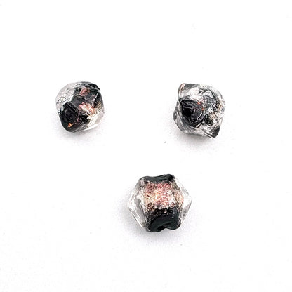 Lampwork Glass Beads Star Pattern Geometric Shapes Celestial 10pcs 13