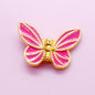 Tassel Butterfly Metal Beads 20mm Enamel Painted Zinc Alloy 20pcs 8