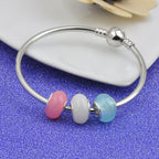 Glass Cartoon Pattern Spacer Beads 14mm 10pcs 2