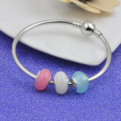 Glass Cartoon Pattern Spacer Beads 14mm 10pcs 2