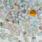 Frosted Round Glass Beads 6mm Colorful Speckled Matte Finish 50pcs 7