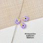 Donut Metal Beads 13mm Painted Enamel Pastel 10pcs 7