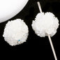 Glow In The Dark Rose Ball Polymer Clay Rhinestone Beads 21mm 6pcs 3
