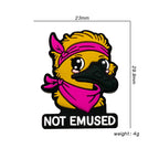 Silicone Focal Beads Clown Duck Pink Bandana Not Emused Text 20pcs 2