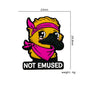 Silicone Focal Beads Clown Duck Pink Bandana Not Emused Text 20pcs 2