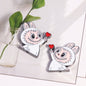 Finger Heart Pose Metal Beads 20mm Enamel Alloy 5pcs 9