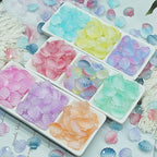 Czech Glass Beads Scallop Shell 16-18mm Frosted Pastel Colors 25pcs