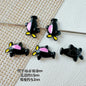 Car and Plane Metal Beads 8mm 16mm Baking Painted Alloy 20pcs 24