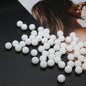 Opaque Bubblegum Beads 20mm Imitation Pearl Waxberry Textured 200pcs 4