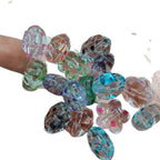 Clear Polka Dotted Star Acrylic Beads 17mm 100pcs 5