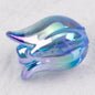 Transparent Plating Tulip Acrylic Beads 12x16mm Colorful 20pcs 14