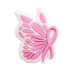 Silicone Focal Beads Butterfly Bow Tie Colorful Pattern 20pcs 3