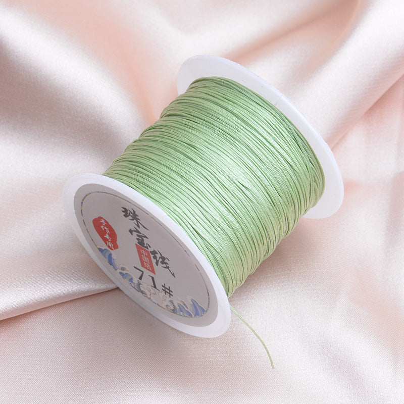 Nylon Thread Solid Color Glossy Finish 0.4mm 60m Spool 12