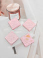 Plating Cat Biscuits Acrylic Beads 21x6mm Pastel Rainbow Glossy 50pcs 7
