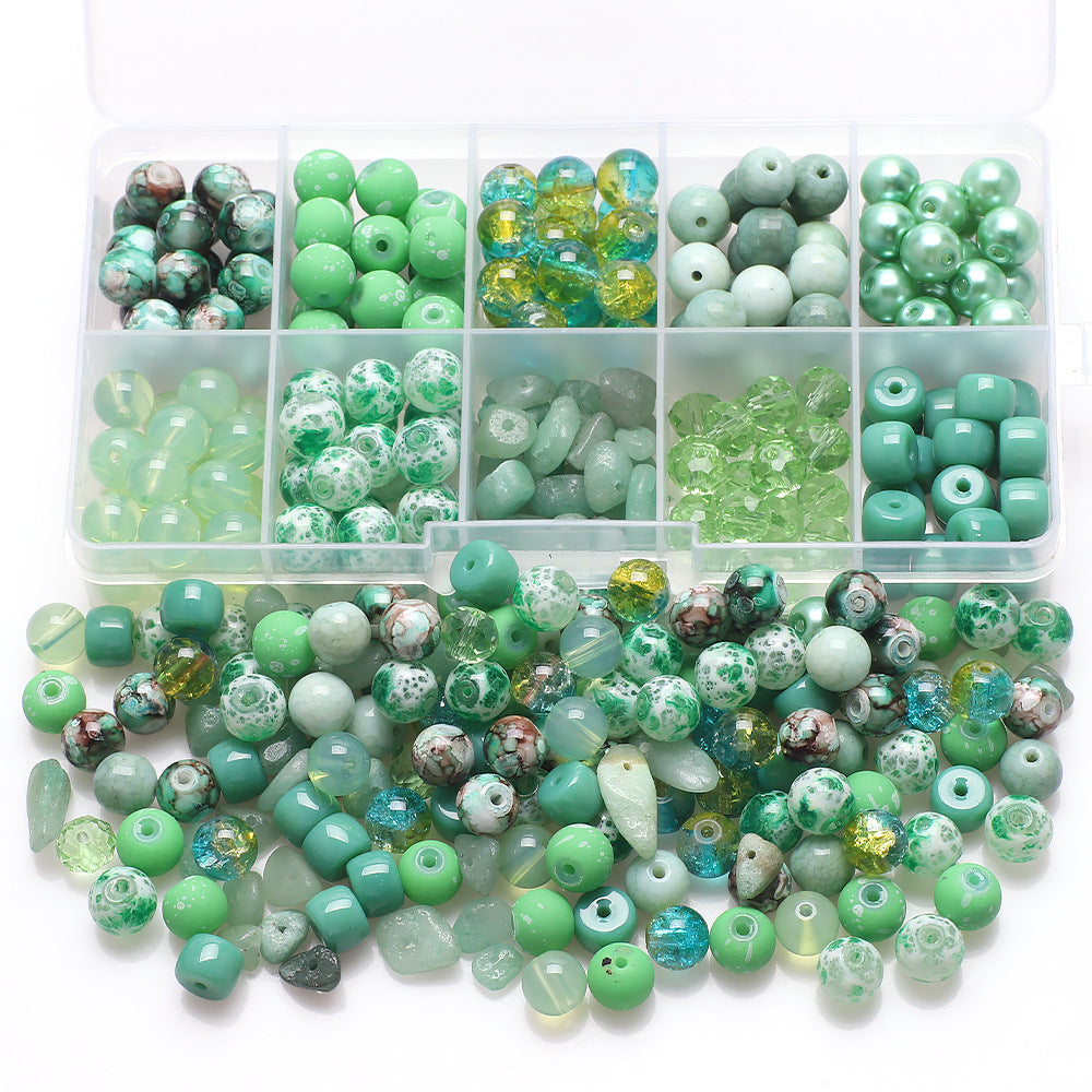 Crackle Round Glass Beads 8mm Pastel Colors Crackled Texture 200pcs 3