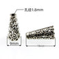 Cone Metal Beads 18mm Vintage Tibetan Alloy 100pcs 2
