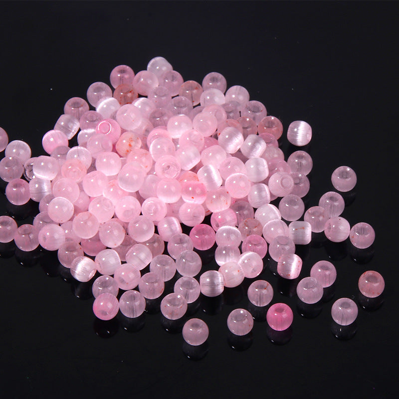 Seed Glass Beads 4mm Shimmer Imitation Opal Mixed Colors 400pcs 8
