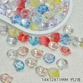 Clear Fox Head Glass Beads 14mm Transparent Playful Design 25pcs 6