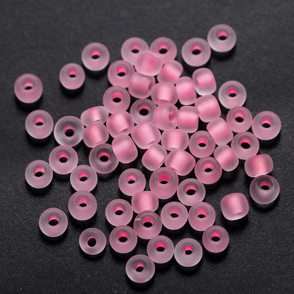 Glow In The Dark Seed Glass Beads 3mm Multicolor Stripes 1800pcs 55