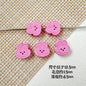Rabbit and Bear Painted Metal Beads Glossy Finish Bulk 10pcs 12